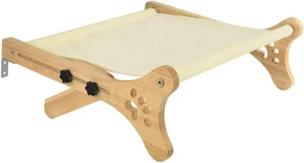 Solid Wood Window Cat Hammock – Heavy-Duty Hanging Bed