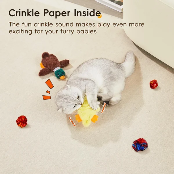 Catnip Crinkle Kicker Toys – (6.5") - Image 5