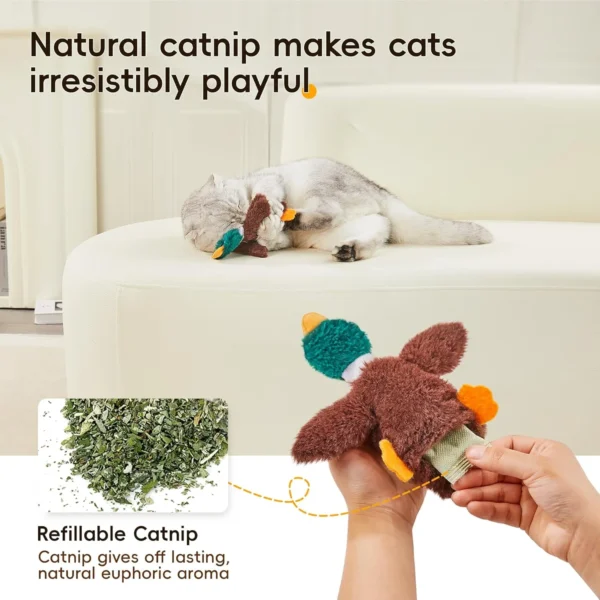 Catnip Crinkle Kicker Toys – (6.5") - Image 3